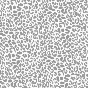 Grey Leopard Print