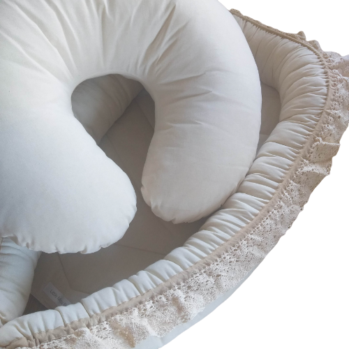 Feeding Pillow - Made To Order - Unbleached Cotton
