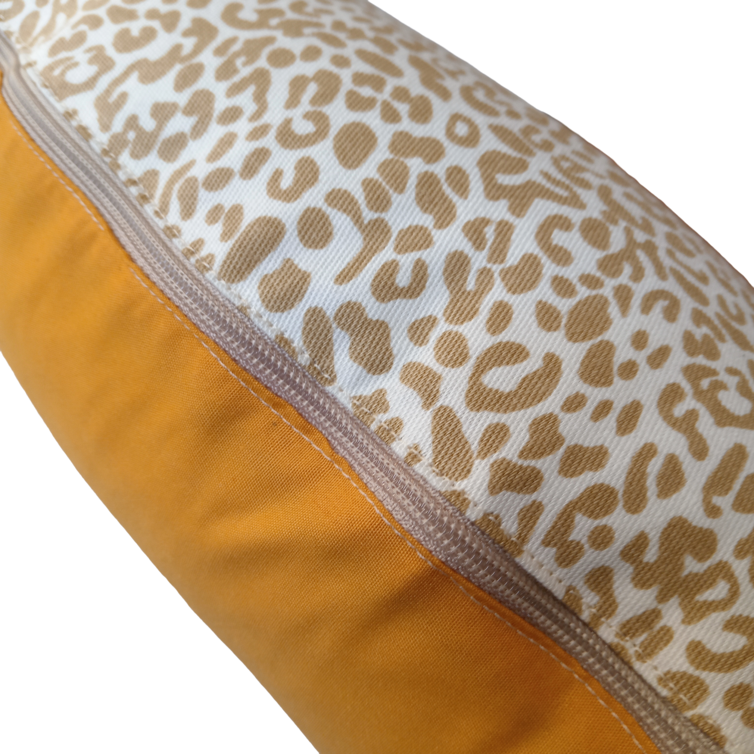 NEW Shape Feeding Pillow - Ready To Go - Sand Leopard Print + Mustard - Image 3