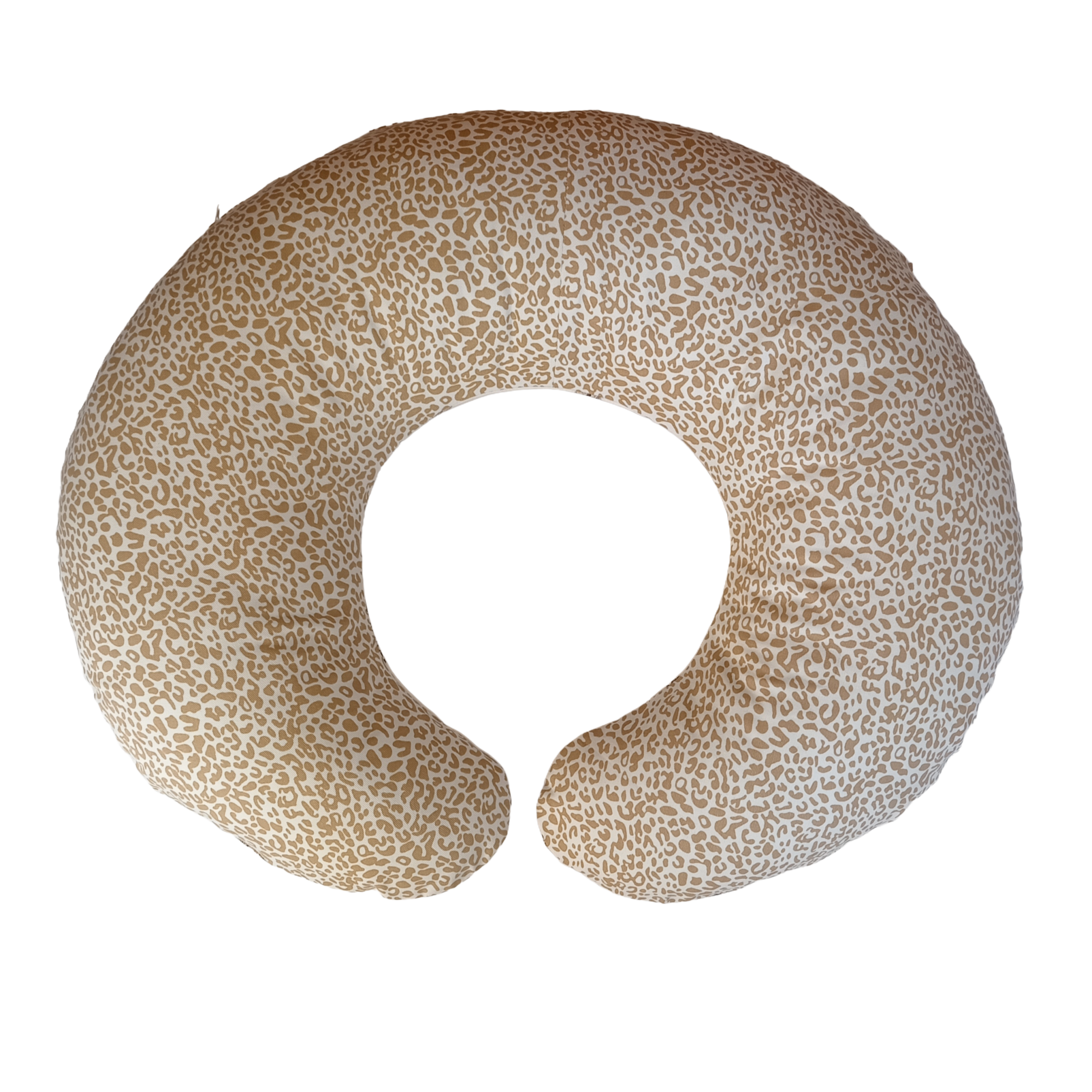 NEW Shape Feeding Pillow - Ready To Go - Sand Leopard Print + Mustard - Image 4