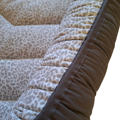 Babynest - Grey Leopard Print + Grey + Grey Trim - Image 6
